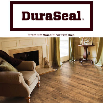 DuraSeal Wood Floor Finishes and Maintenance Products Logo and Floor Image